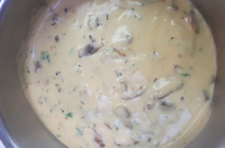 Wild mushroom sauce