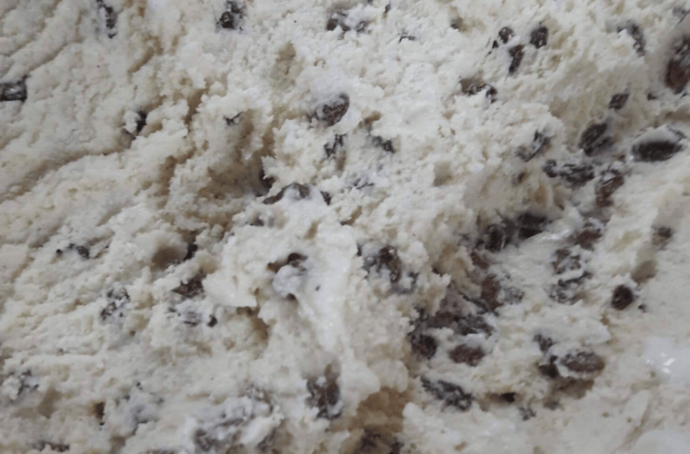 Rum and raisin ice cream