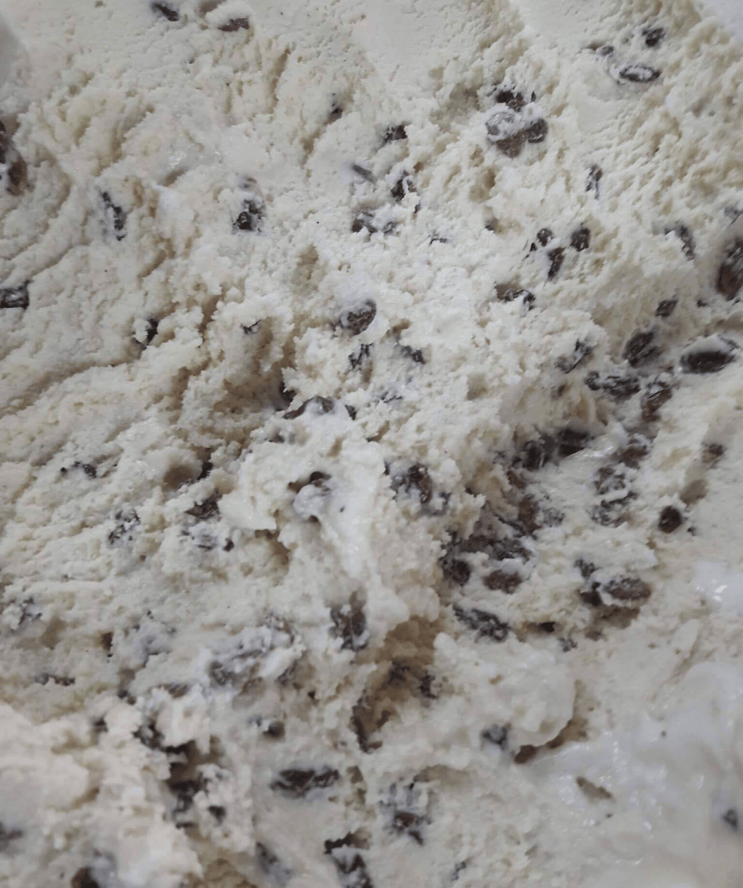 Rum and raisin ice cream