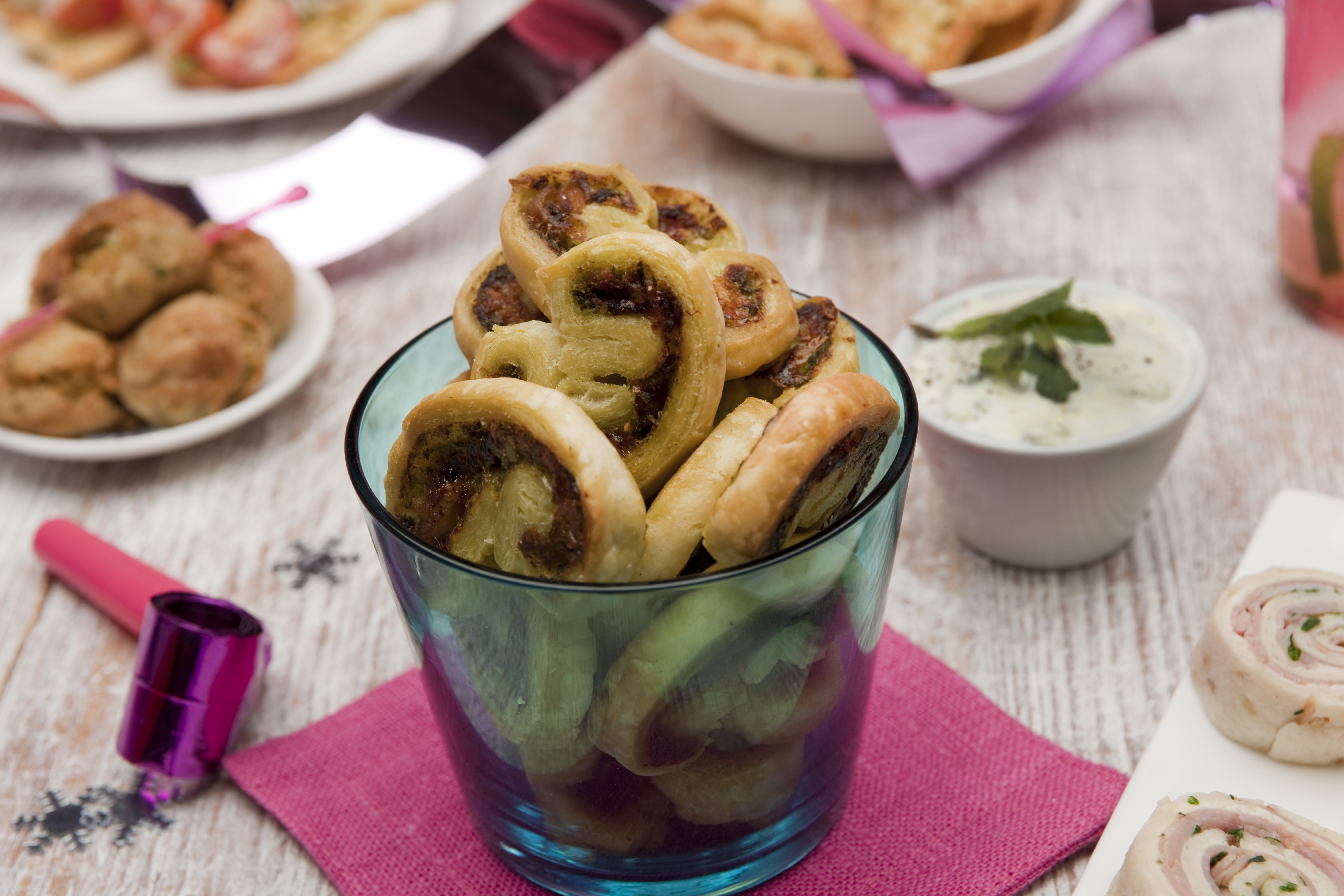 Bacon and Onion Flaky Pastry Rolls - Food Pocket Guide