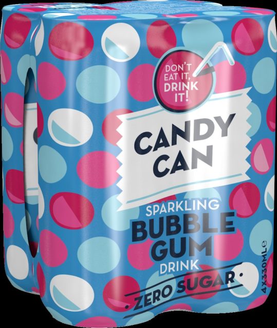 bubblegum drink candy can