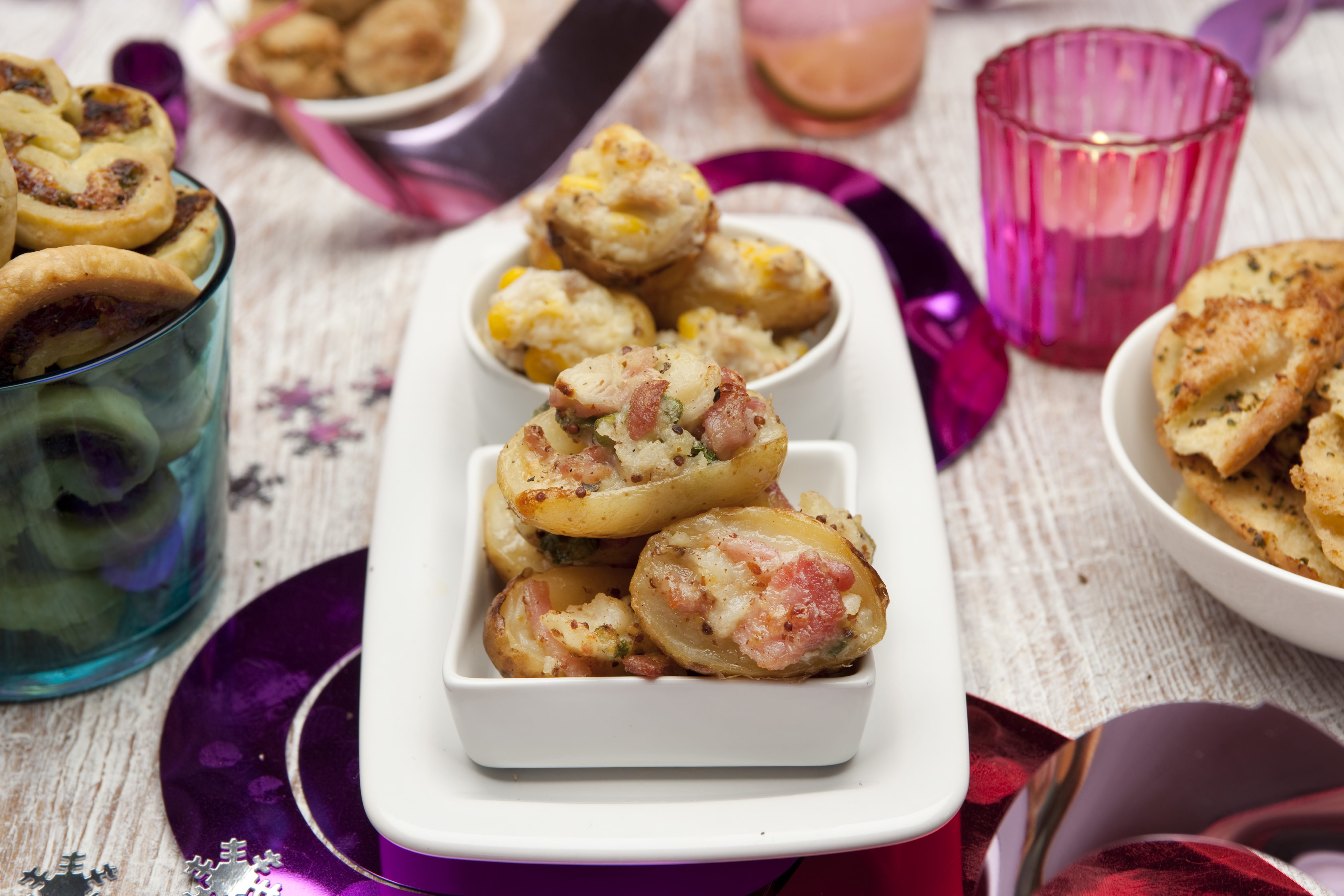 Loaded Baby Potato Bites - Food Pocket Guide