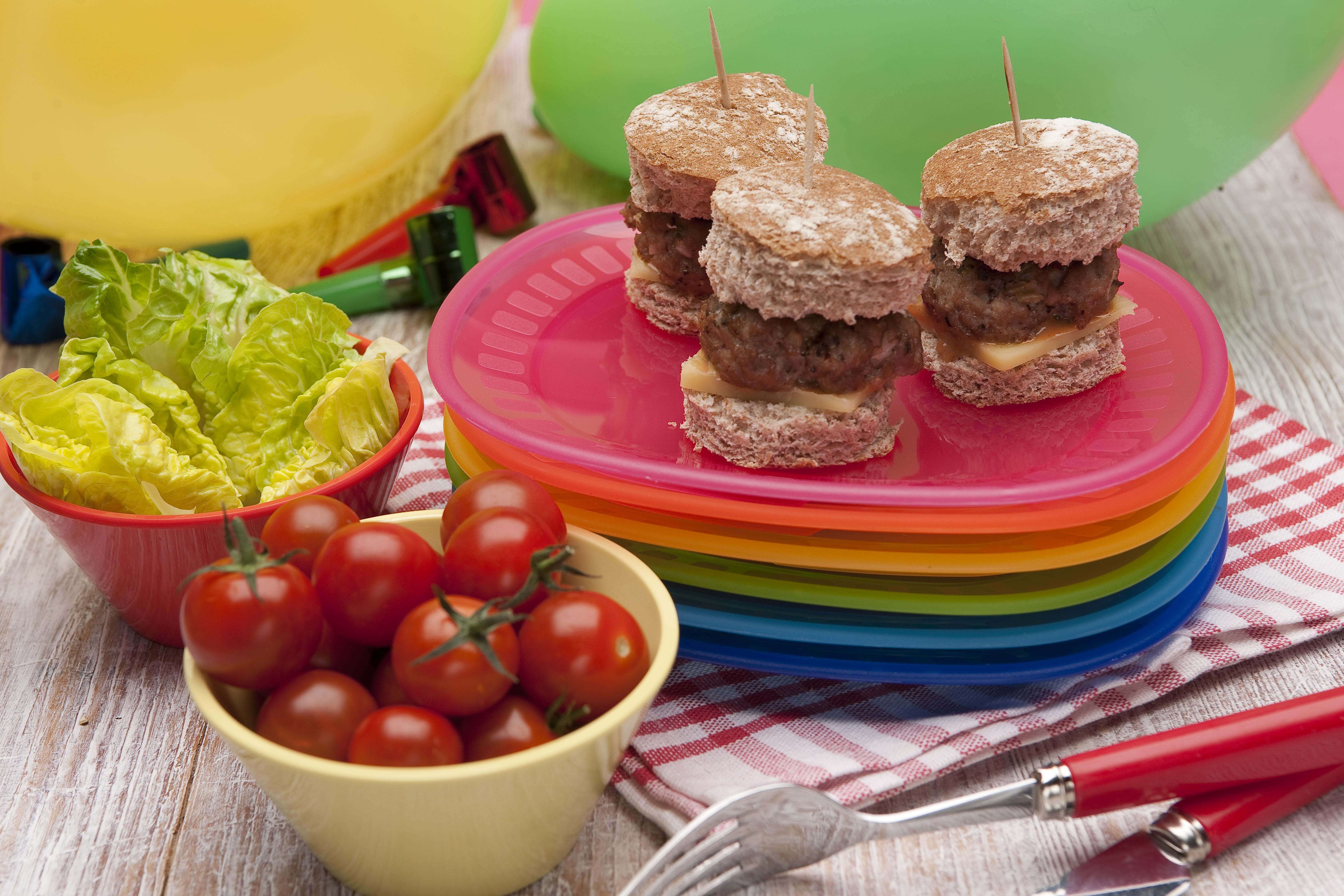 Mini Cheese Burgers Stacks - Party food - Food Pocket Guide