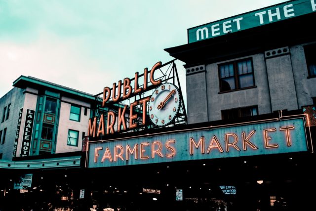 farmers markets street food Seattle
