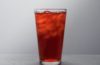 raspberries and basil iced tea