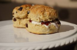 scones, jam and cream or cream and jam