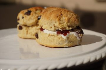 scones, jam and cream or cream and jam